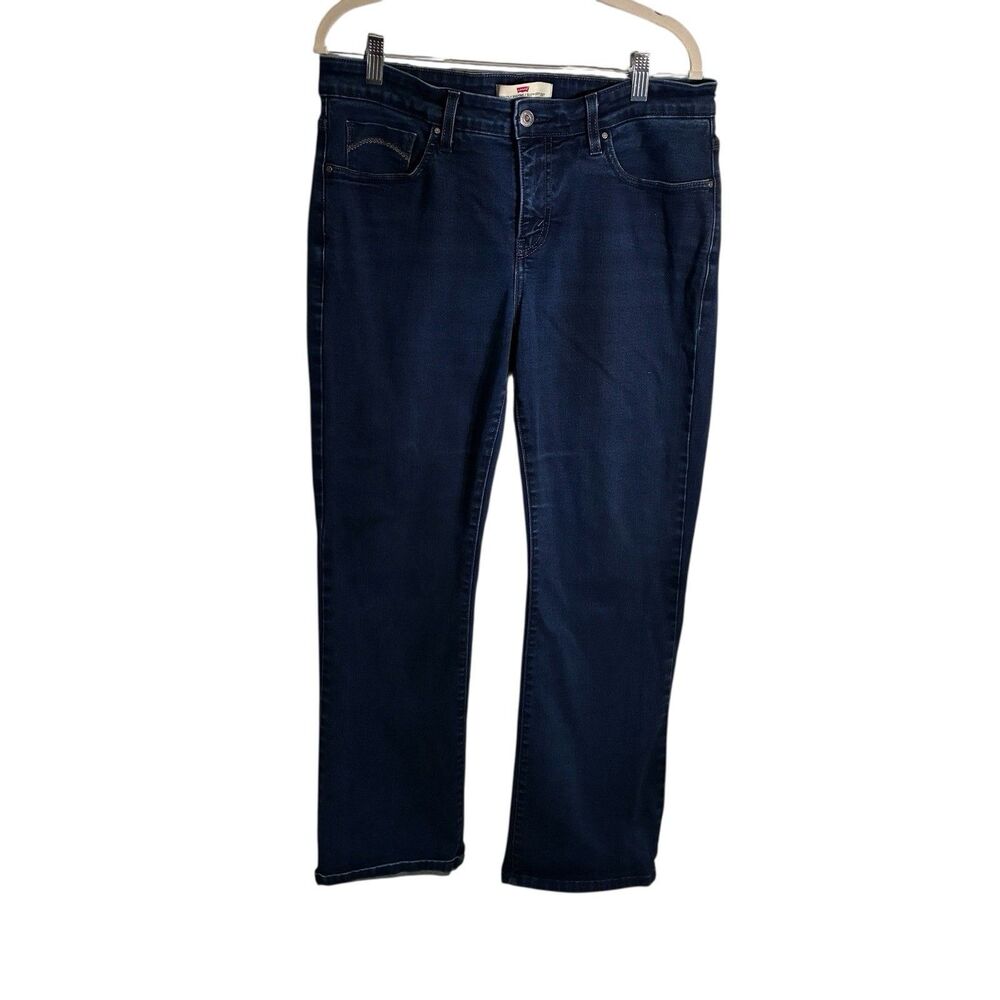 Levi Jeans Women's 512 Boot Cut Blue Jeans. Flare Leg. Size 16 Medium